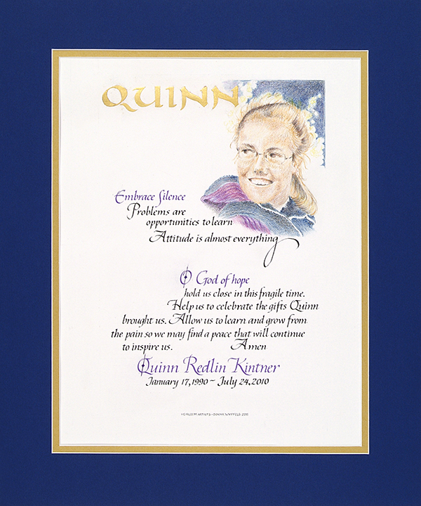 Memorial to Quinn